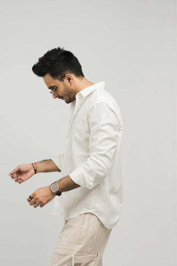 White linen Shirt