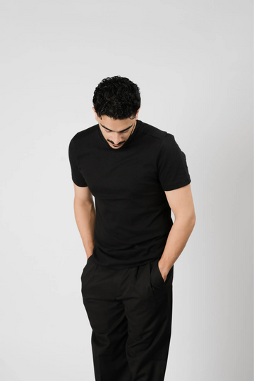 Black Crewneck Tee