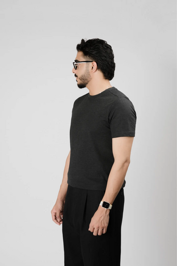Charcoal Crewneck Tee