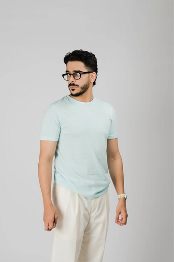 Ice Blue Crewneck Tee