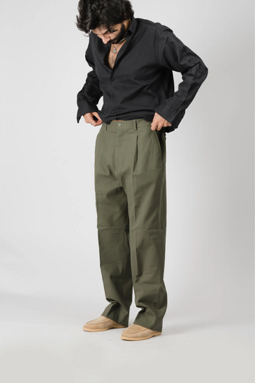 Dark Green Utility Pant