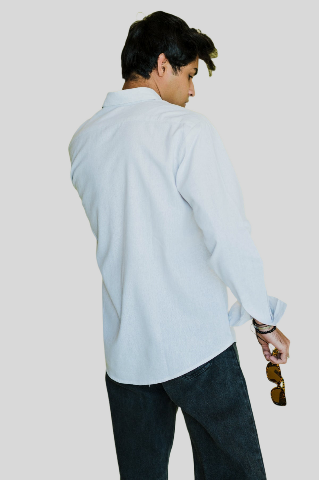 White Irish Linen Shirt