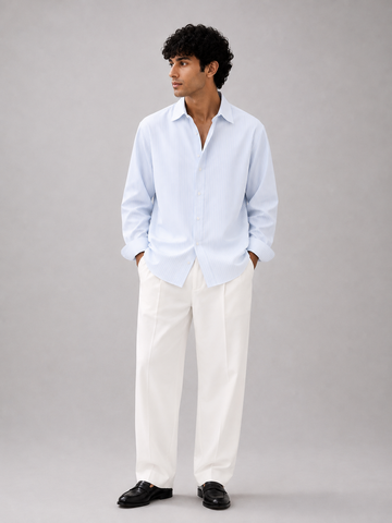 Sky Blue Stripe Shirt