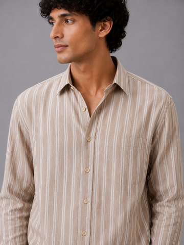 Khaki Stripe Shirt