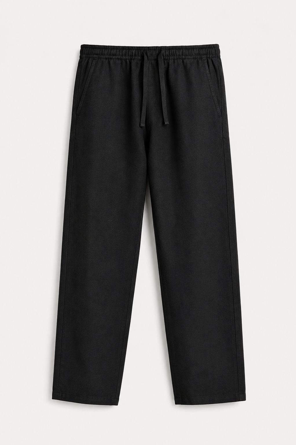 Black Linen Trouser