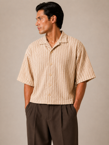 Jacquard Cuban Relaxed Shirt