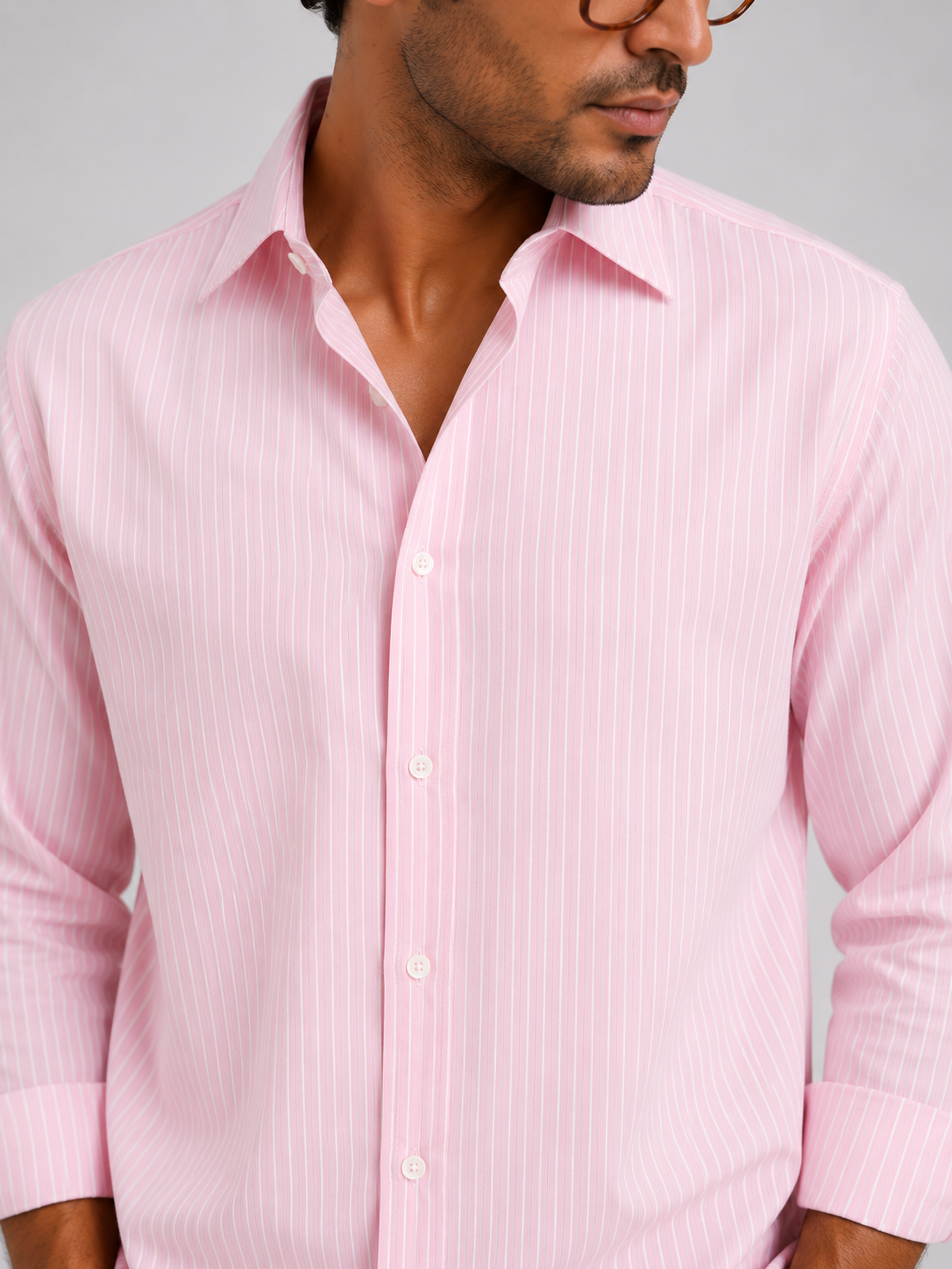 Baby Pink Stripe Shirt