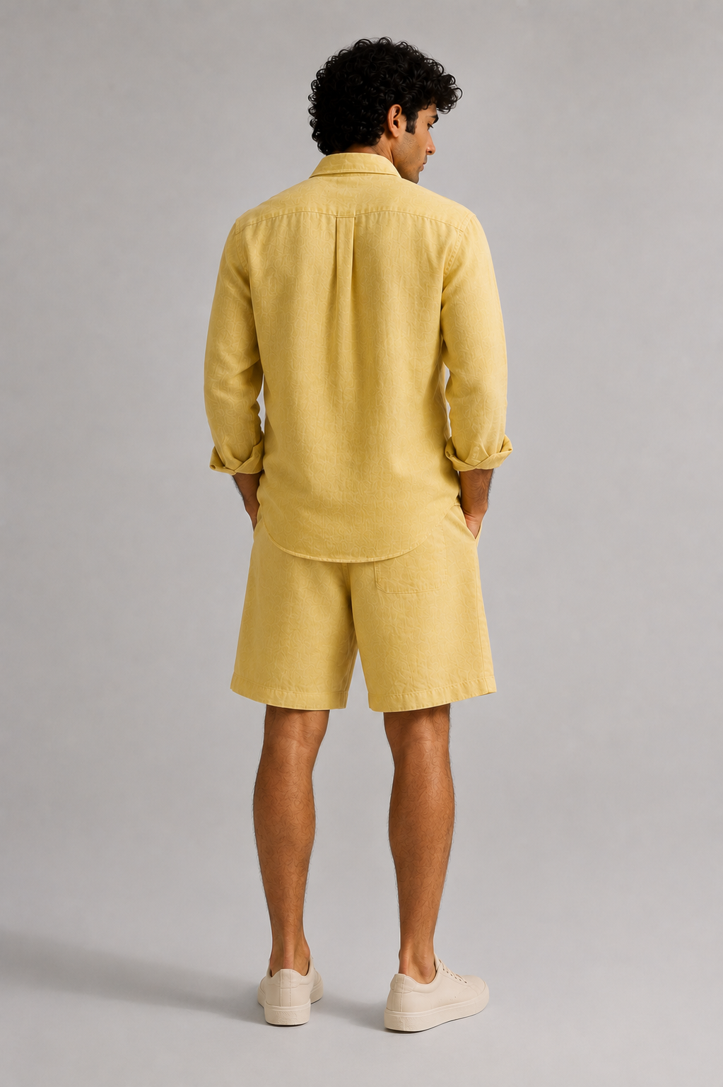 Butter Linen Shorts Set