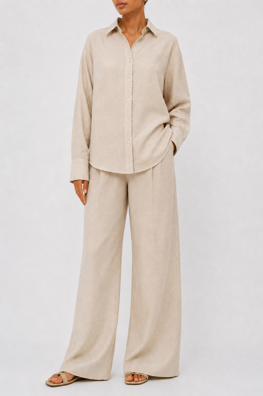 Oversized Khaki shirt