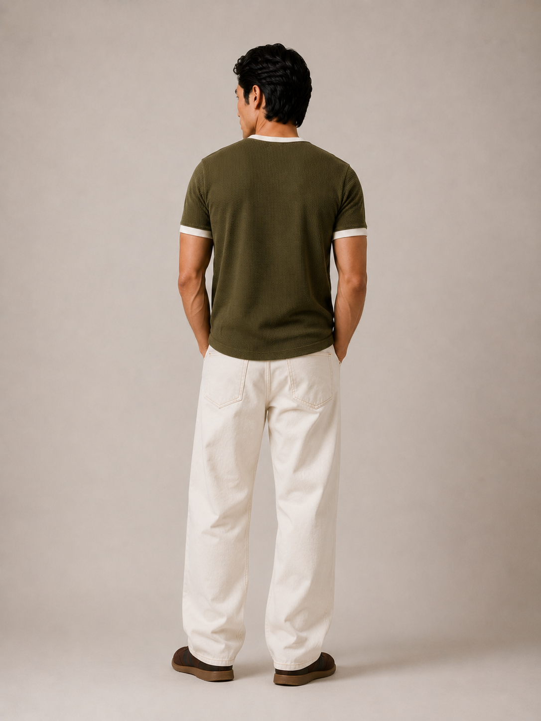 Olive Ringer Tee