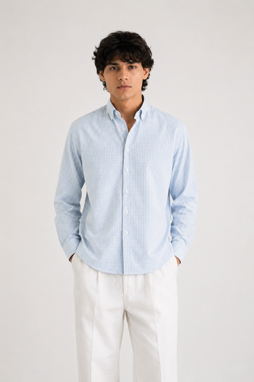 Blue Cheque Shirt