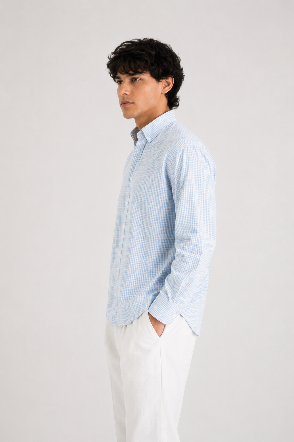 Blue Cheque Shirt