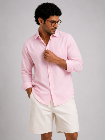 Baby Pink Stripe Shirt