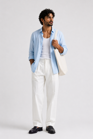 White Utility Pant