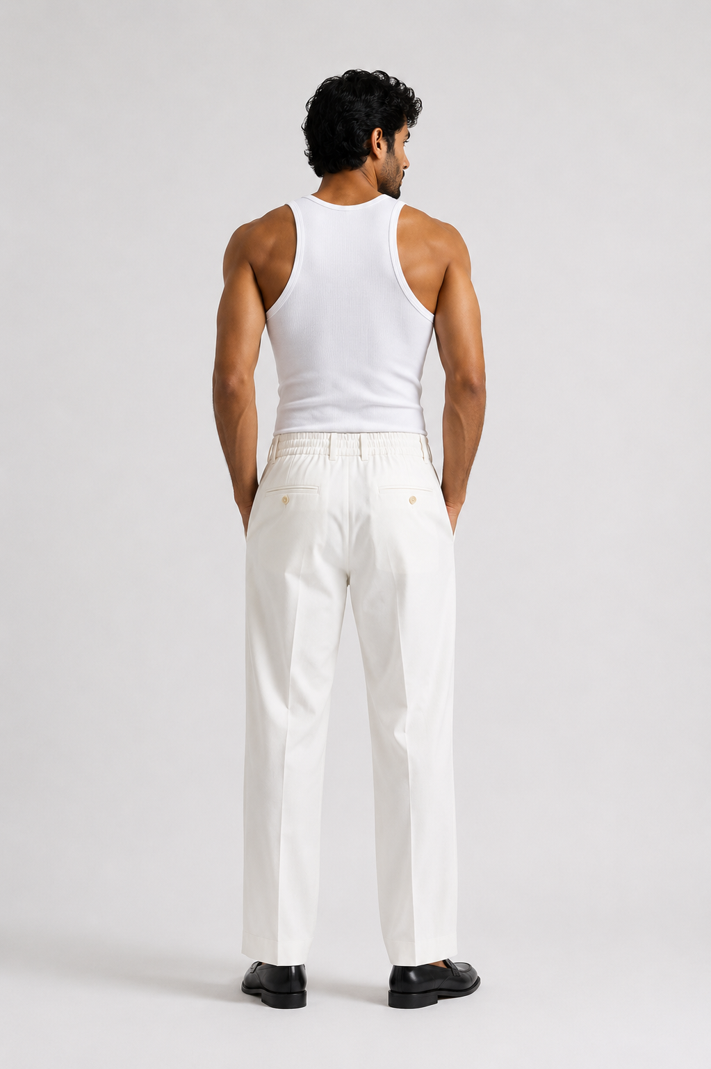 White Utility Pant