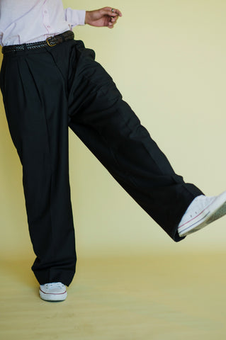 80s Baggy Pleated Pants