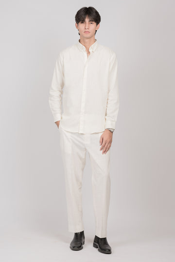 Cream linen Set