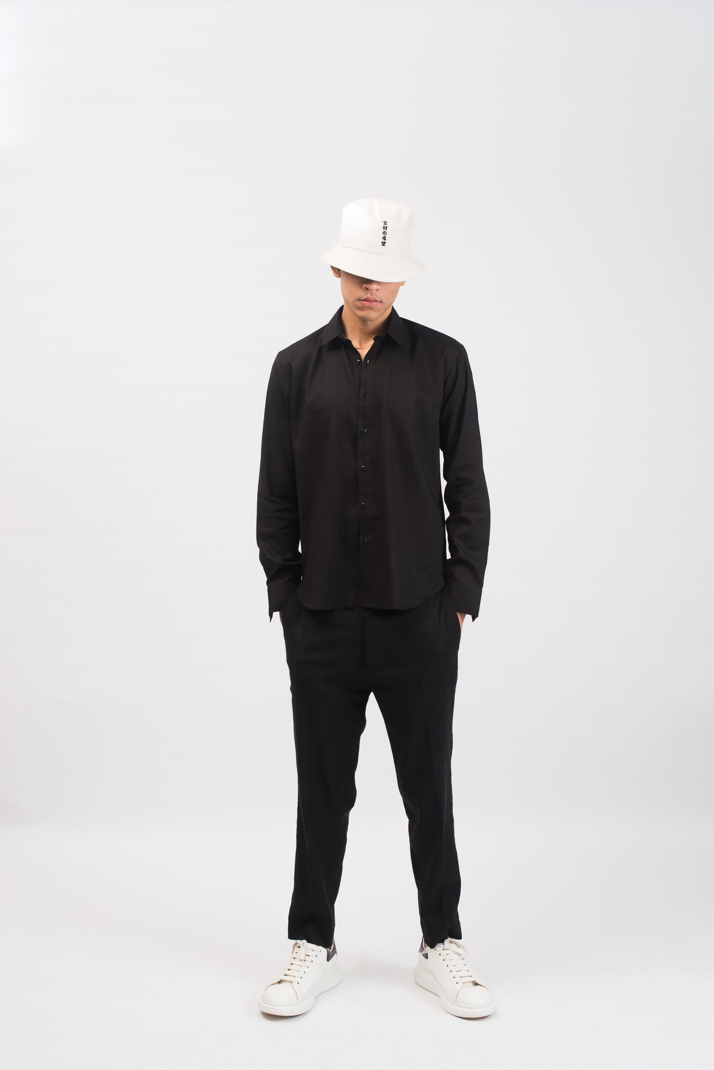 Black Linen Pant