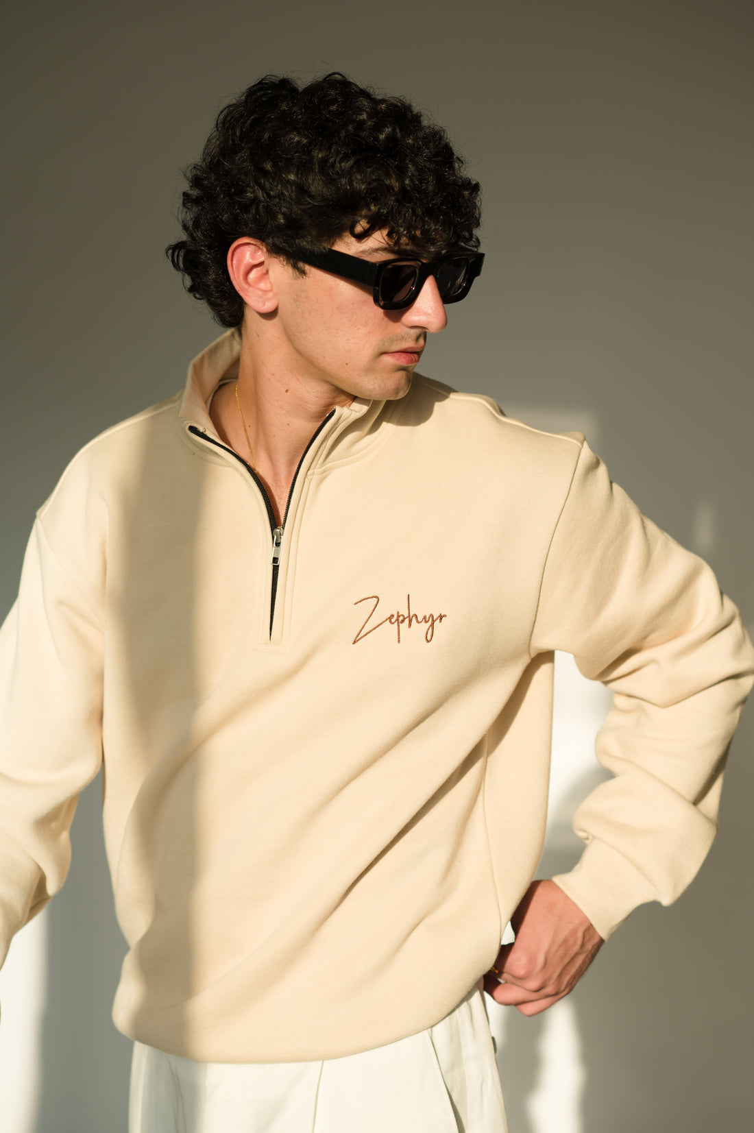 Bisque Cream Mockneck