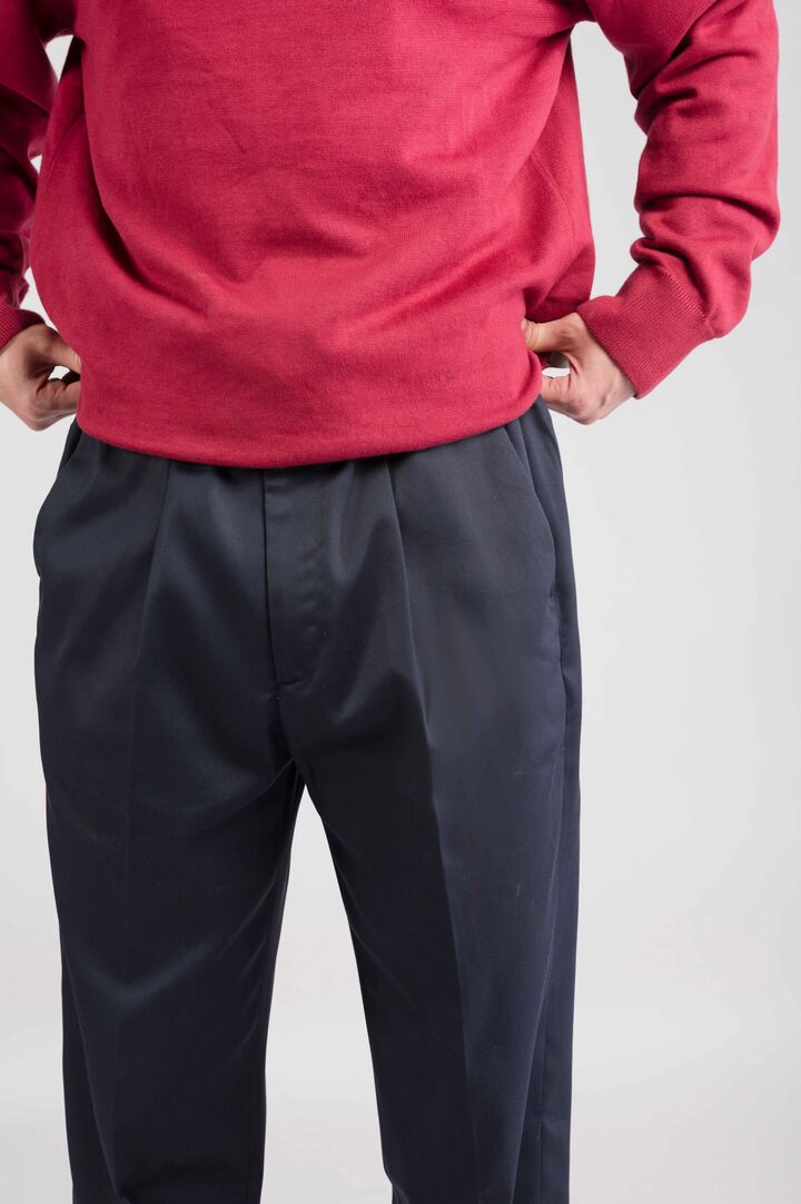 Straight Fit Navy Pants