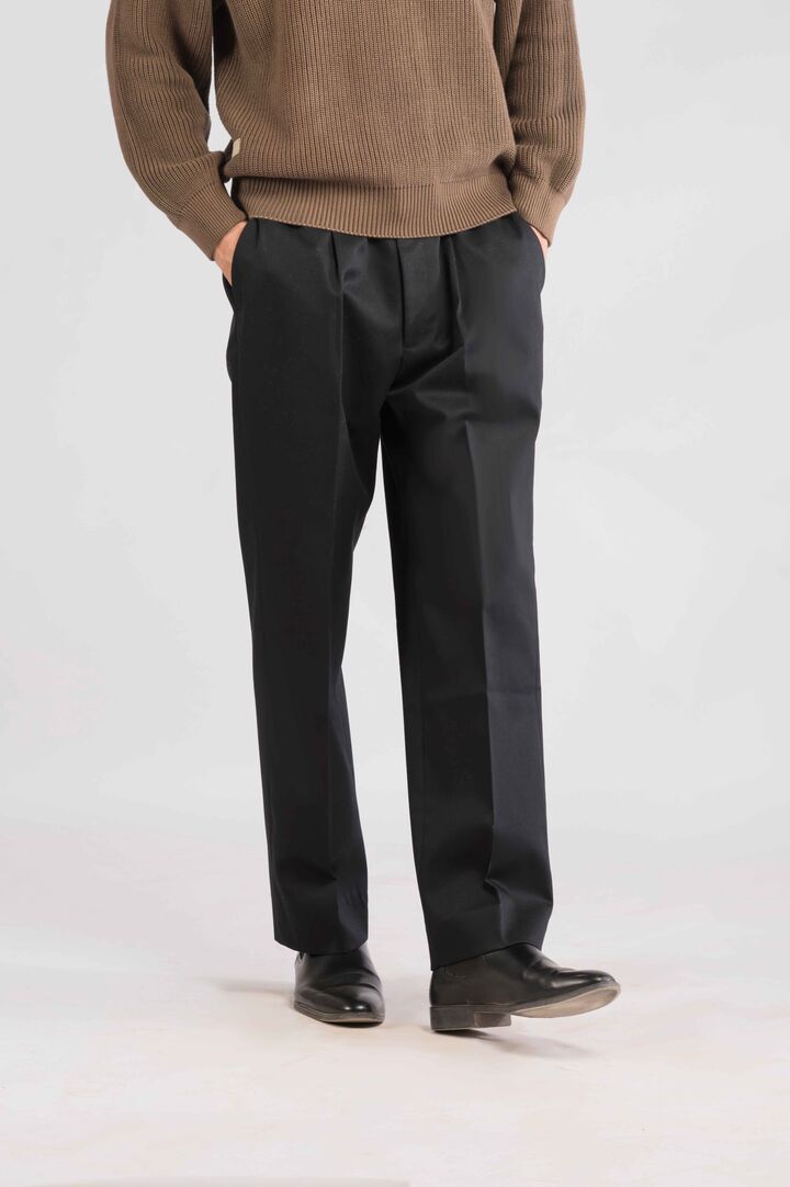 Straight Fit Black Pants