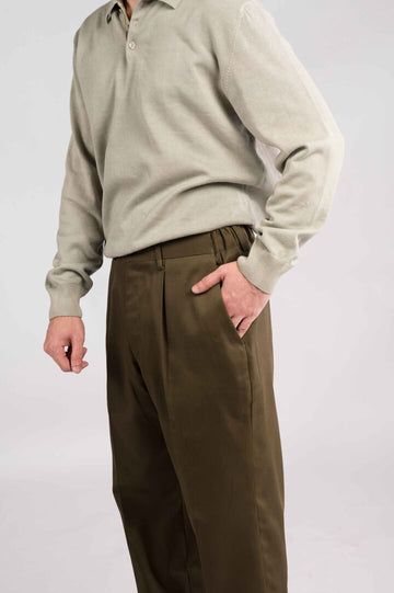 Straight Fit Green Pants