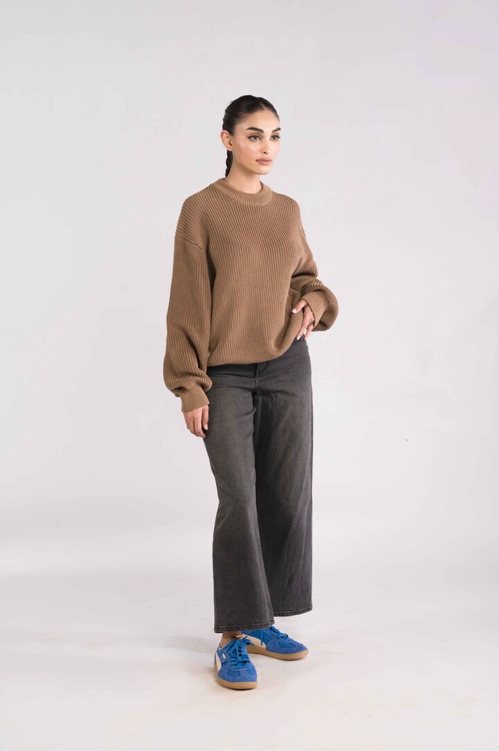 Brown Knit heavyweight Sweater