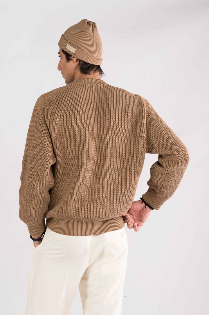 Brown Knit heavyweight Sweater