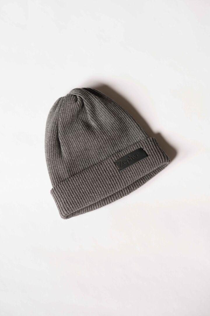Graphite Rib Beanie
