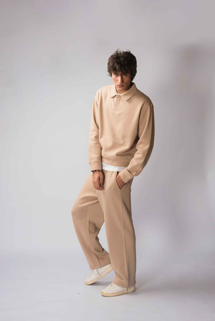 Latte Baggy Trouser