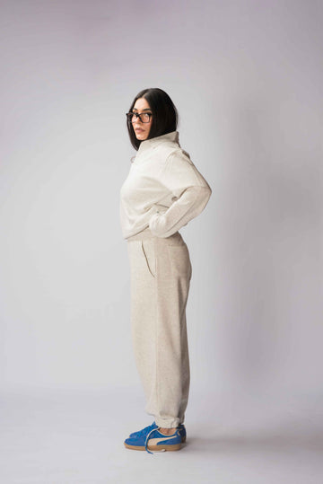 Oatmeal Baggy trouser