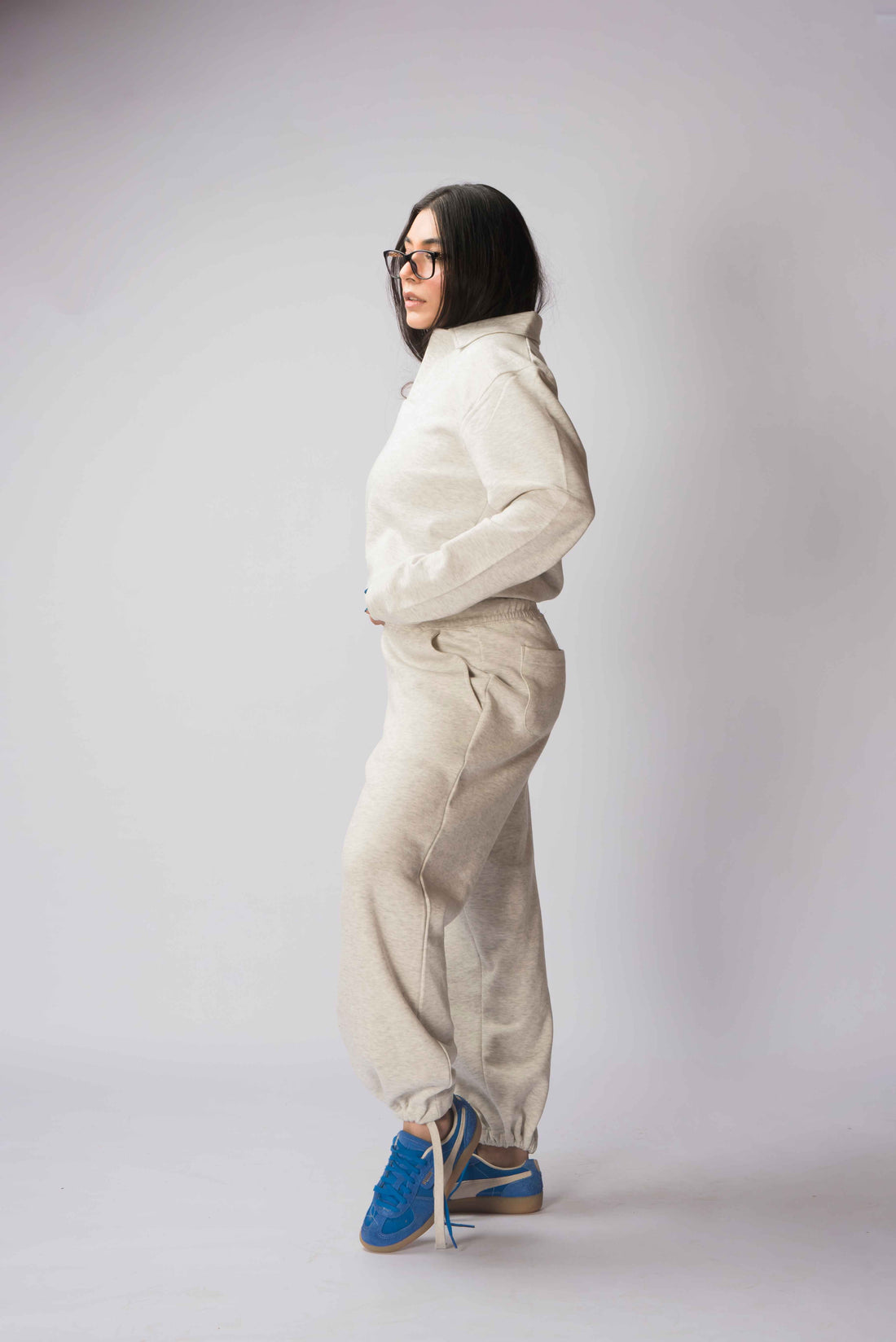 Oatmeal Baggy trouser