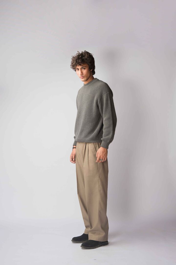 80s Pleated Pant - Taupe