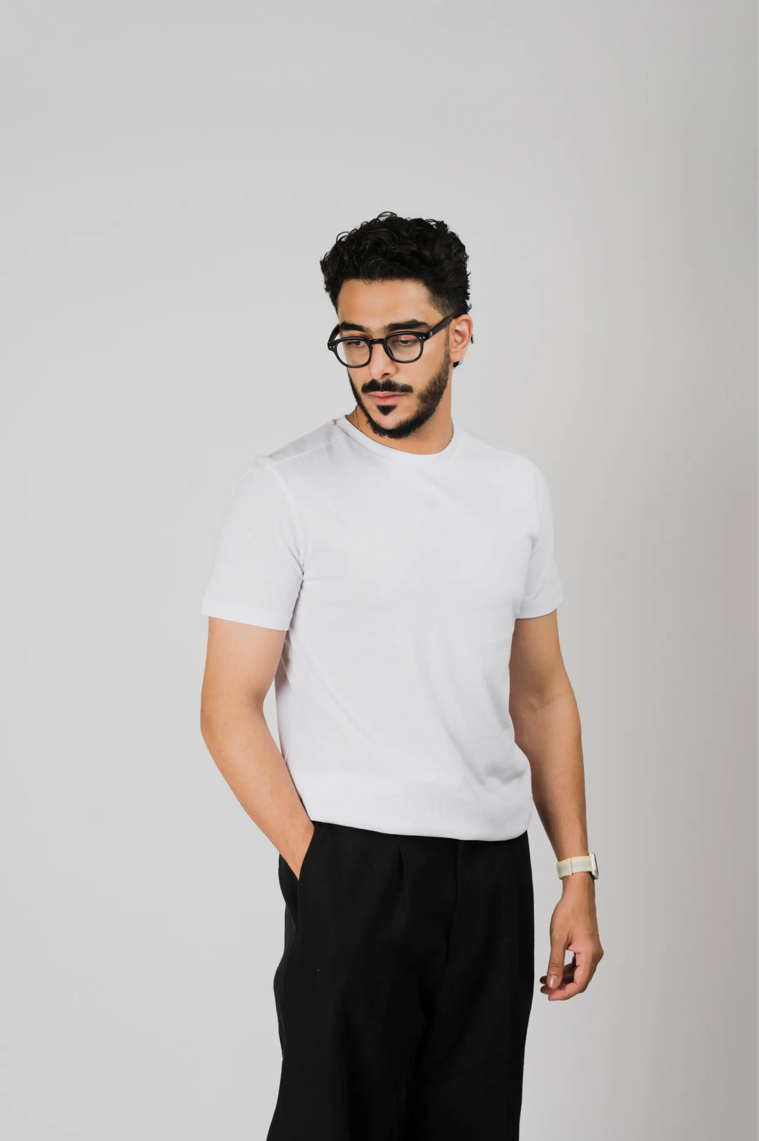 White Crewneck Tee