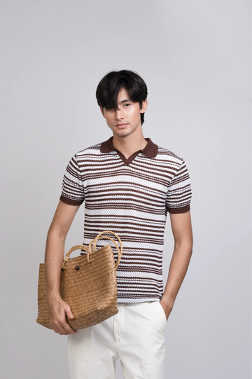 The Stripe Polo - Knit