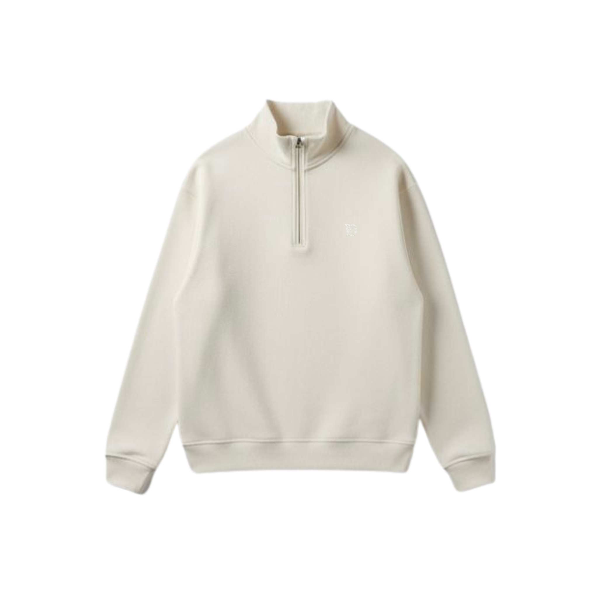 Cream Denning Mockneck