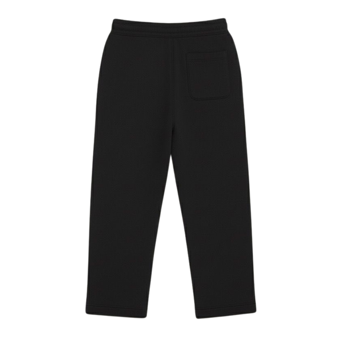 Black Straight Sweatpants