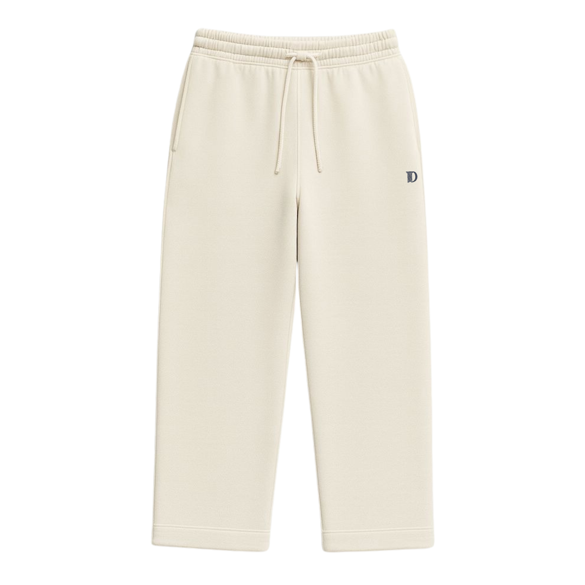 Cream Straight Sweatpant