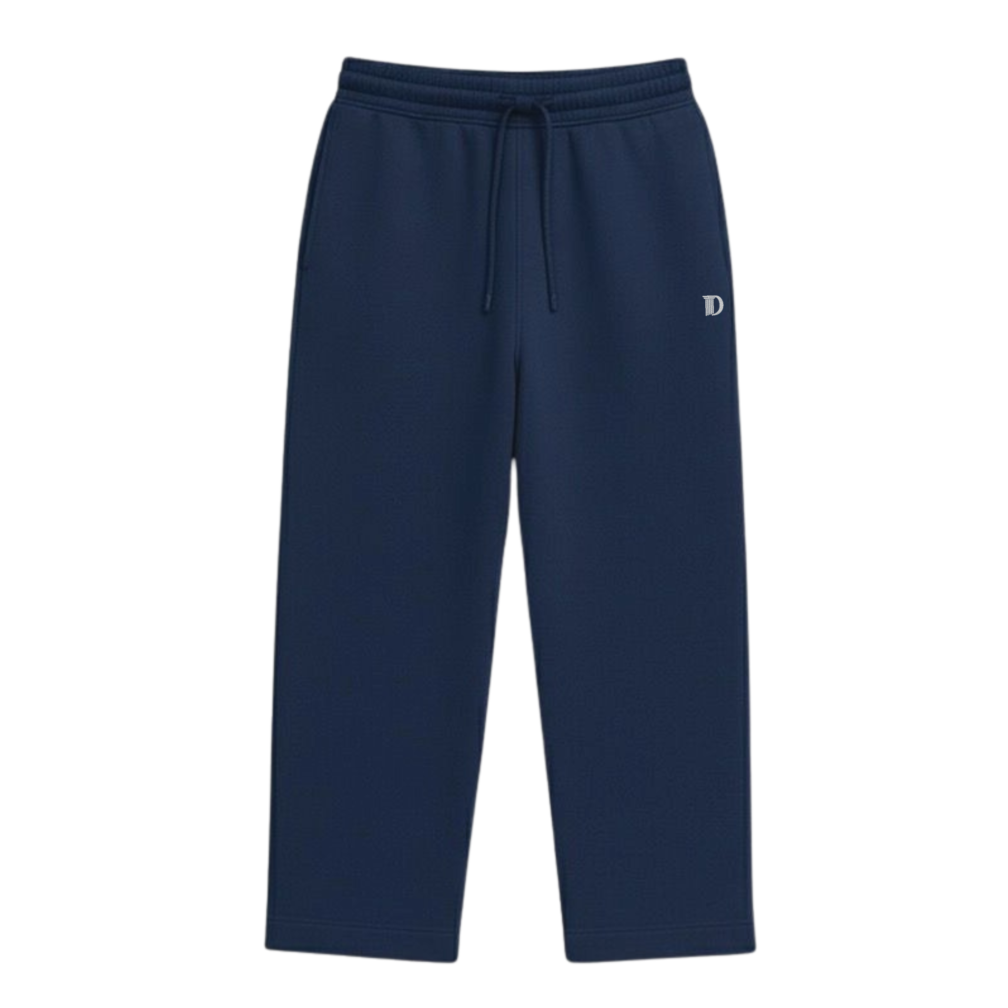 Navy Straight Sweatpant