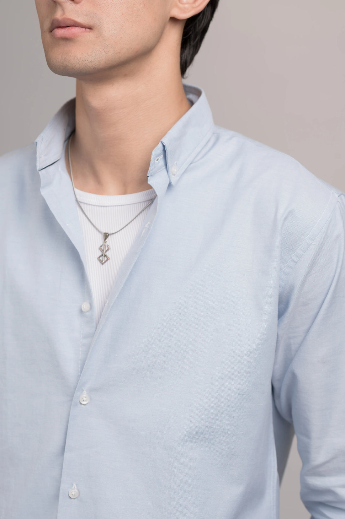 Cambridge Blue Oxford Shirt