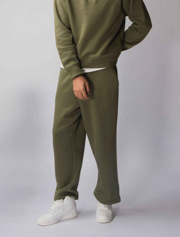 Olive Green Baggy Trouser