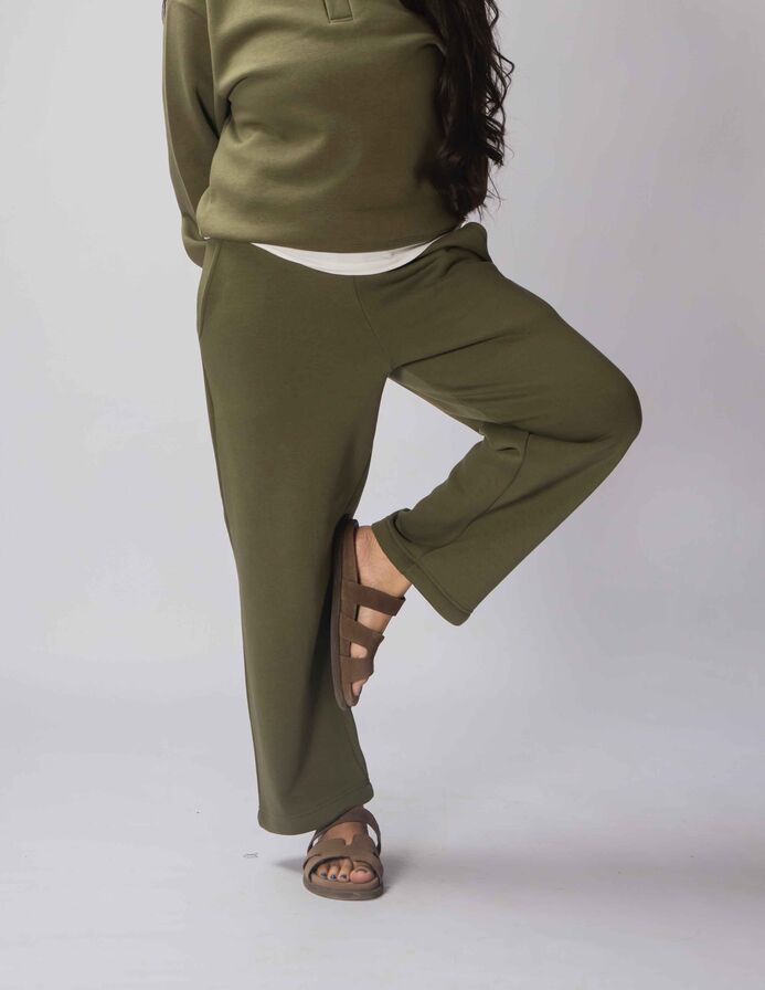 Olive Green Baggy Trouser