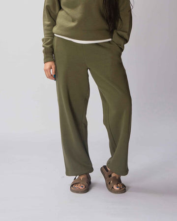 Olive Green Baggy Trouser