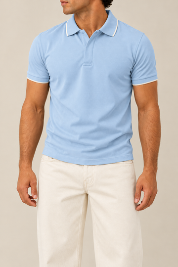 Powder Blue Polo