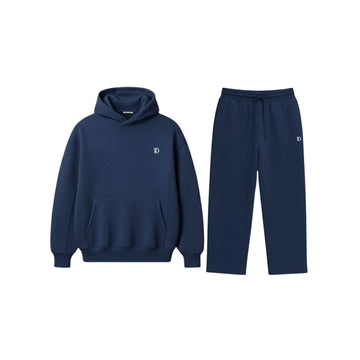 Navy Hoodie and Trouser Set