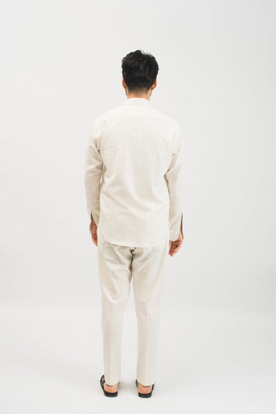 Cream linen Shirt