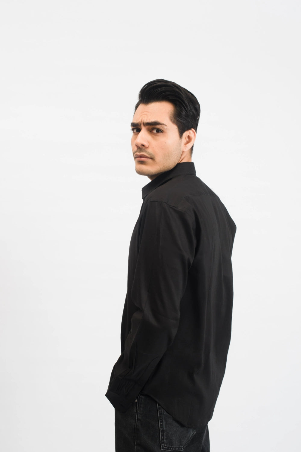 Black Linen Shirt