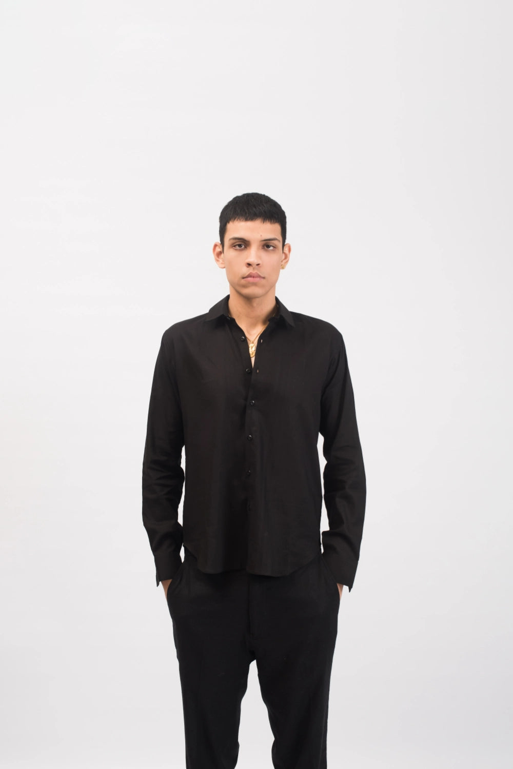 Black Linen Set