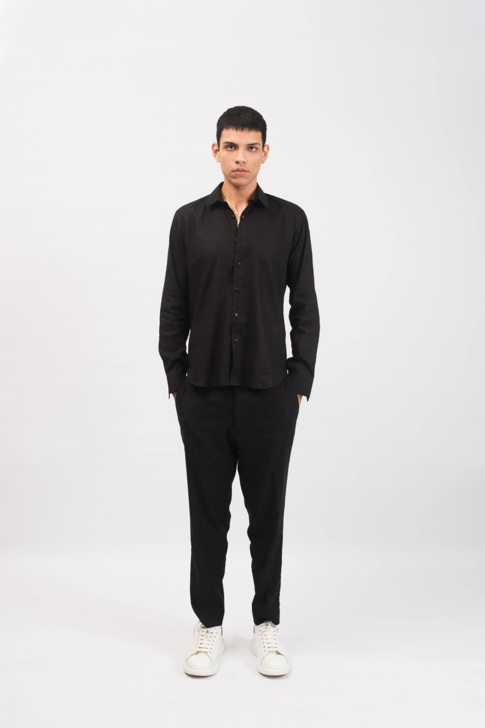 Black Linen Set