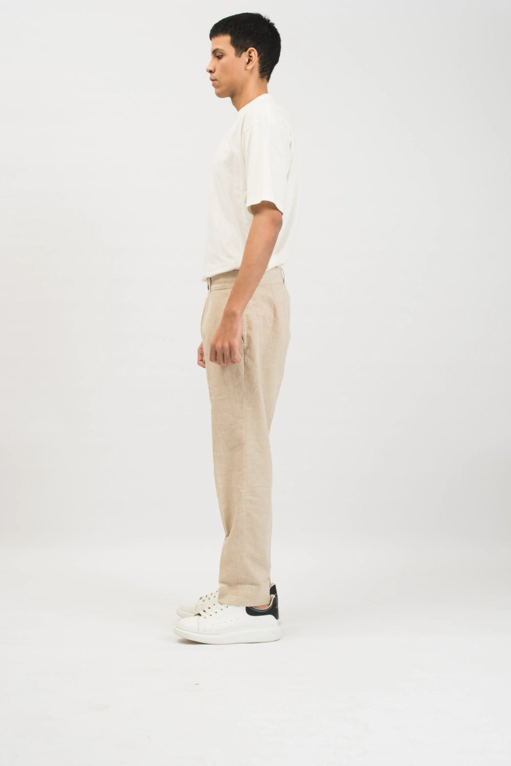 Khaki Irish Cotton Pants